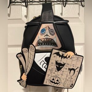Loungefly Mayor Black and Tan Character Backpack
